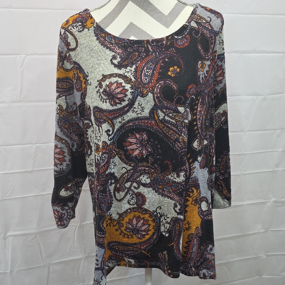 Paisley Print Women's Top